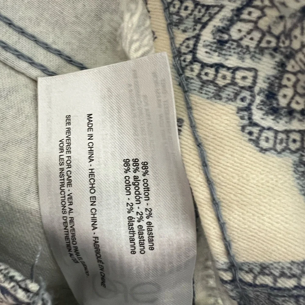 Nine West Paisley Print Jeans - Picture 5 of 5